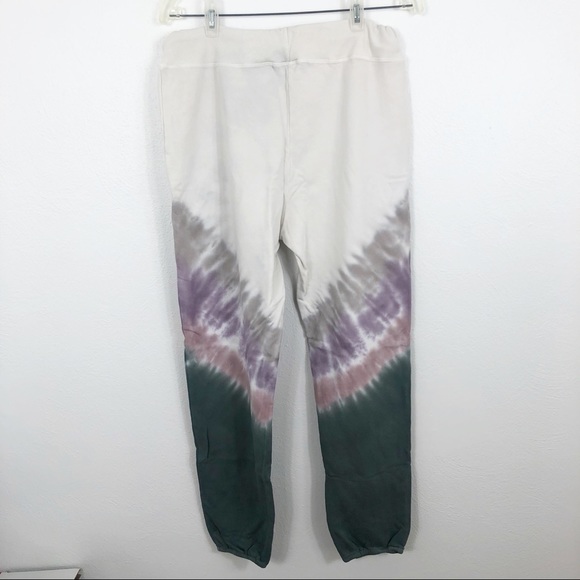 Daydreamer Dusty Rose Tie Dye Sweatpants Joggers - Picture 9 of 11